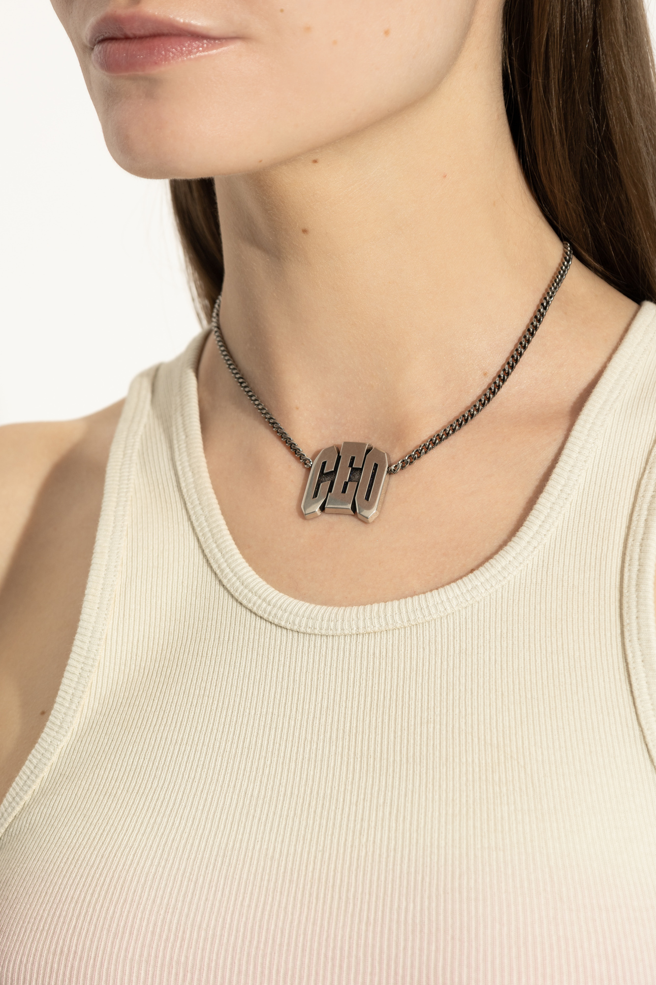 ネックレス・ペンダント BALENCIAGA NANO NECKLACE IN GOLD BRASS Balenciaga Nano necklace in gold brass | TheDoubleF
